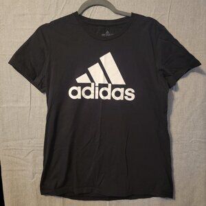 Adidas Women's Short Sleeve Black T-Shirt